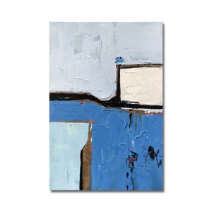 Láimh 100% Péinteáilte Mór Ealaín Comhaimseartha Canbhás Bialann Óstán Ealaín Balla Maisiúla Art Péintéireachtaí Abstract Canbhás